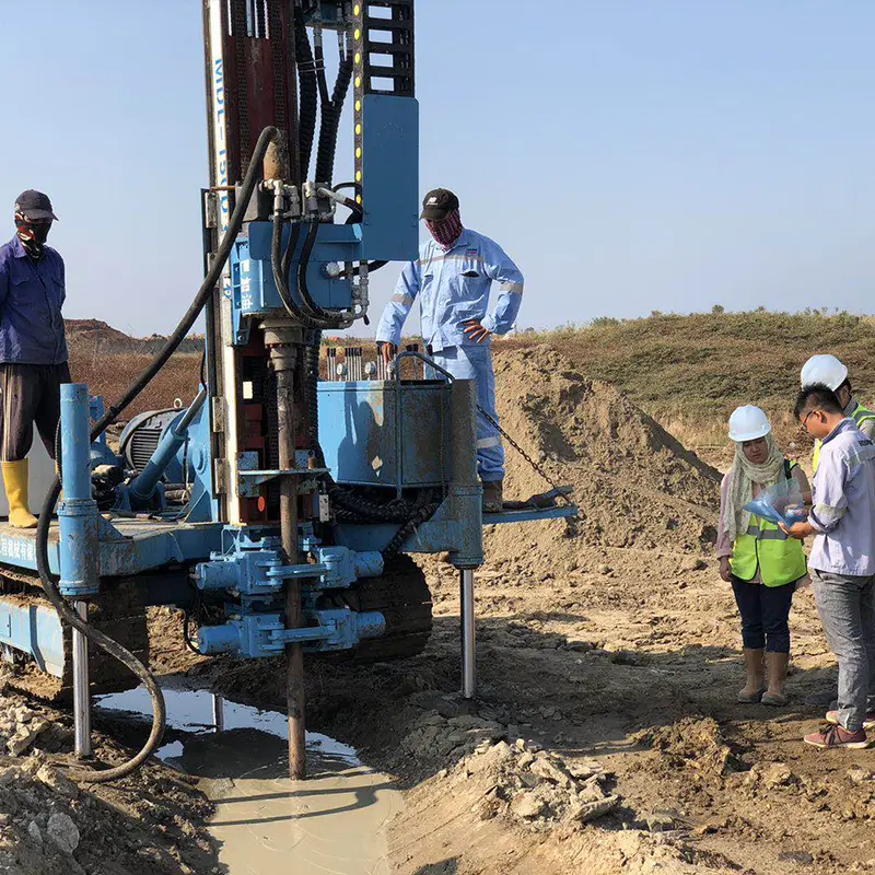 Anti Floating Anchor Drilling Rig